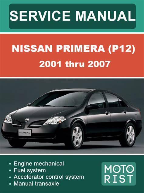 Infografika: Nissan Primera P12 techninės dalys ir primityvus aptarnavimo ciklas