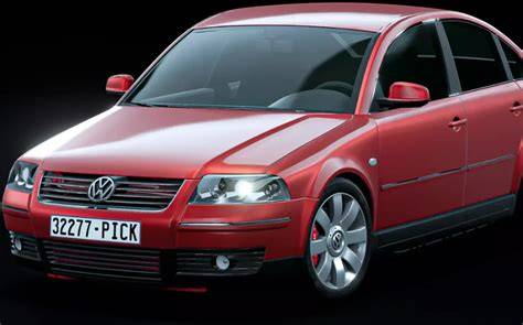 Volkswagen Passat B5 sedano ir universalo matmenų palyginimo schema