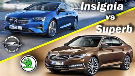 Škoda Superb vs Opel Insignia: interjerų palyginimas