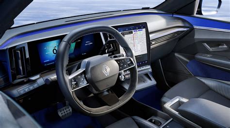 Interjeras su daug daiktadėžių ir transformuojamomis sėdynėmis Renault Megane Scenic.