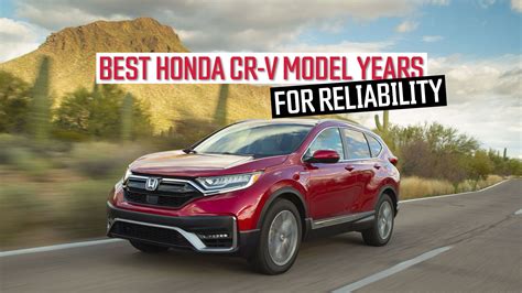 Chart showing Honda CR-V reliability ratings over time