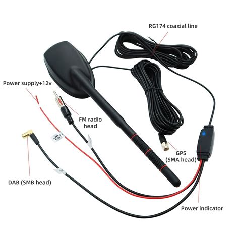 Automobilio su antena schema