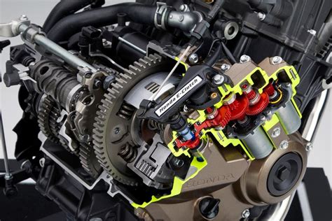 Honda E-Clutch sistemos vizualizacija