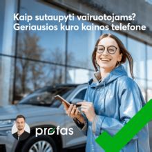 Programėlės kuro sąnaudoms sekti iliustracija