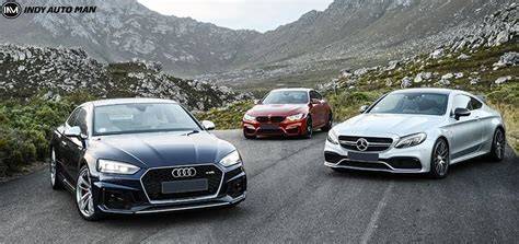 BMW, Audi, Mercedes-Benz, Ford - pagrindiniai logotipų simboliai