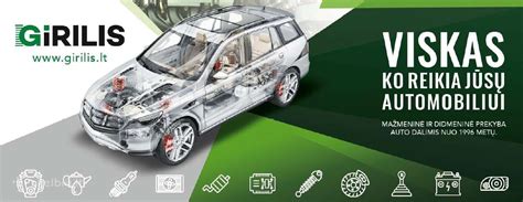 Automobilių dalių katalogas arba tvarkingas detalių sandėlis, iliustruojantis automobilių ardymo veiklą.