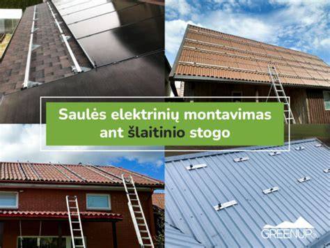 Montavimo schema - aliuminės stogo juostos