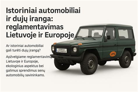 istoriniai automobiliai Lietuvoje