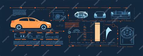Technical infographic or diagram illustrating car specifications