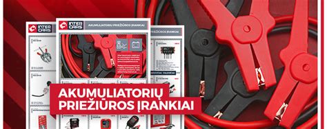 Infografika: Akumuliatoriaus priežiūros schema