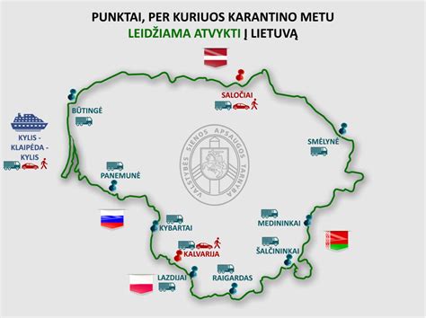 Žemėlapis: pagrindiniai pasienio punktai į Rusiją iš Lietuvos, Estijos, Latvijos, Lenkijos