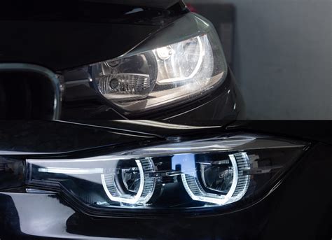 automobilio žibintų tipų palyginimas (halogeniniai, xenon, LED)