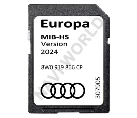 SD kortelė Audi navigacijai