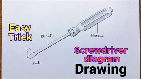 A detailed diagram showing how to use a flat screwdriver to press down the middle of a fastening hook for a car radiator cover.