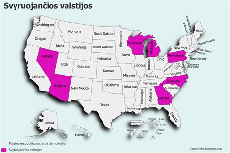 Infografika: Valstijos JAV, kuriose galioja matomumo apribojimai