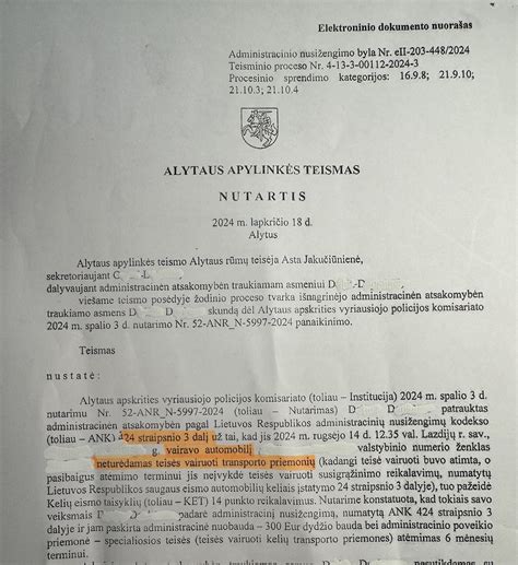 Teisinis tekstas su nuorodomis į ANK ir teismų nutartis