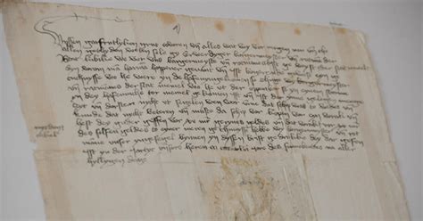Istorinis dokumentas, laiško ar įrašo iš Birmos bylos faksimilė