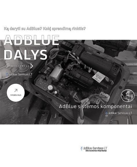 Infografika apie AdBlue® sistemos veikimą