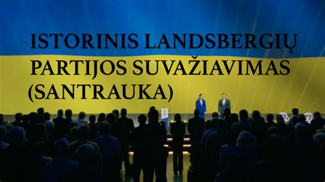 partijos suvažiavimo scena