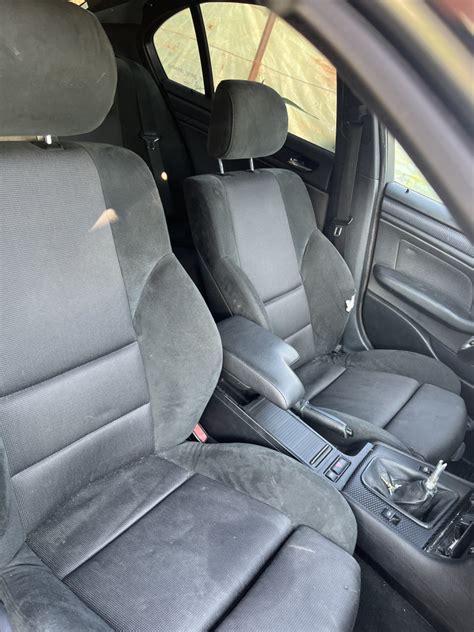 BMW E46 interjero detalės arba Recaro sėdynės (teminis foto)
