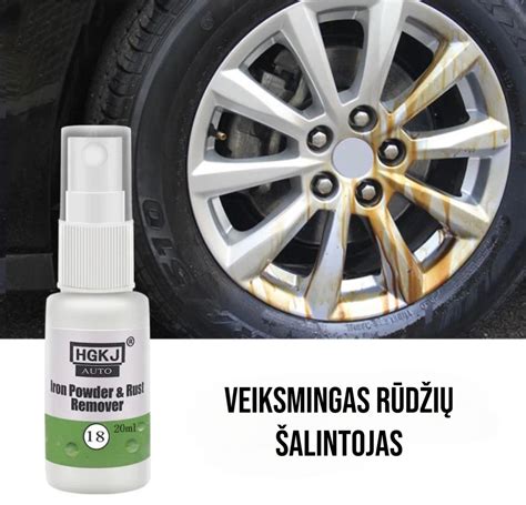 Rūdžių šalinimo procesas nuo automobilio dugno