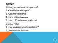 Tema apie krovininį transportą ir šventes