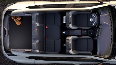 Ford S-Max interjeras su sulankstytomis sėdynėmis, demonstruojantis didelę bagažo erdvę