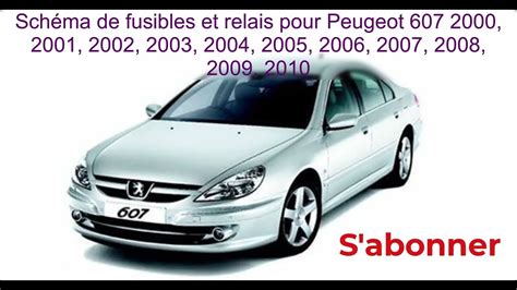 Peugeot 607 priekinių žibintų schema
