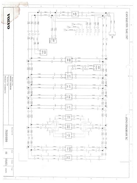Schema: Volvo raktelio dalių išdėstymas