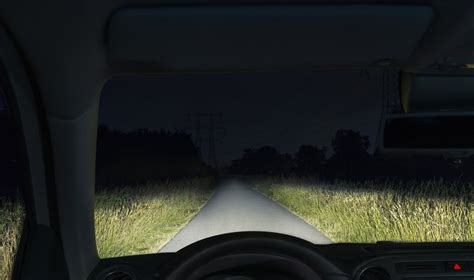 Teminis automobilio gabaritinių žibintų nuotrauka naktį
