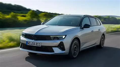 The Opel Astra car in Dudenhofen, Germany, test track