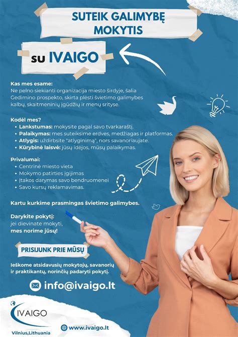 Infografika: karjeros kelias ir mokymų galimybės