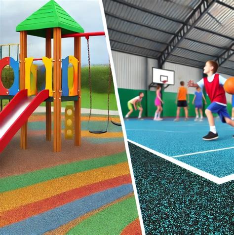 Perdirbtų padangų panaudojimas sporto aikštelėse