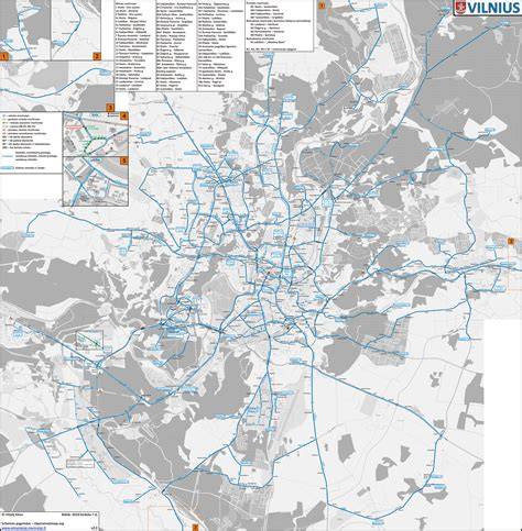 Infografika: Vilniaus, Kauno, Klaipėdos viešojo transporto žemėlapis su pagrindinėmis srautų kryptimis