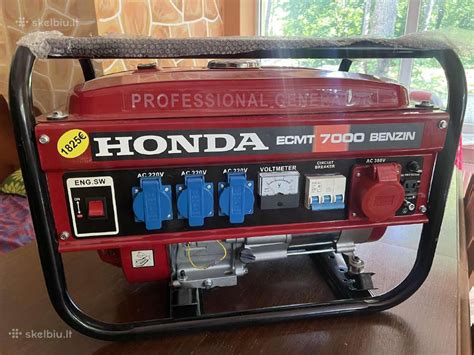 Nuotrauka: Honda ECMT 7000 generatorius