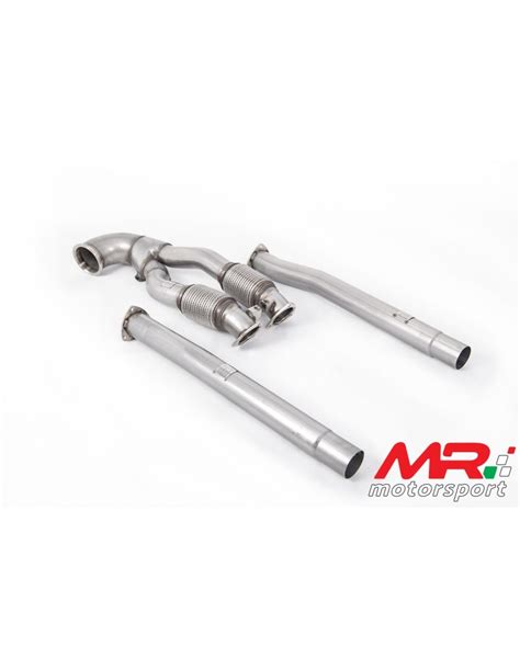 Montavimo schema: Milltek downpipe su sportiniu katalizatoriumi