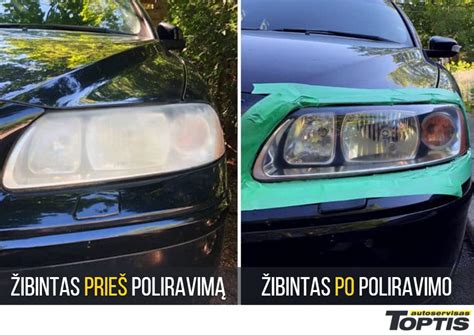 BMW žibintų poliravimas