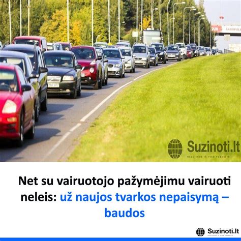Teminė iliustracija su baudos lapeliu ir vairuotojo pažymėjimu