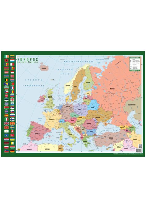 Mapa: Europos šalys su papildomomis vairavimo nuostatų nuostatomis
