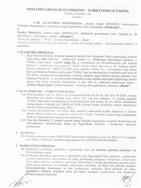 Teminė nuotrauka: sutartis ant stalo su rašikliu