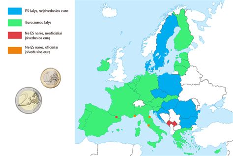 Žemėlapis: ES/EEE šalys ir šalys už ES ribų