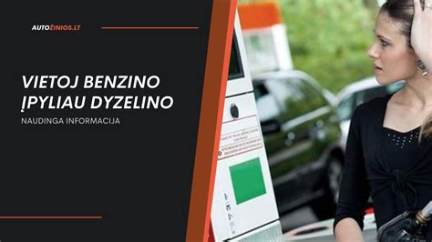 Svarbiausi dyzelino ir benzino skirtumai infografika