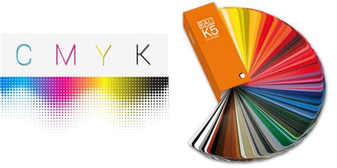 CMYK spalvų modelio iliustracija