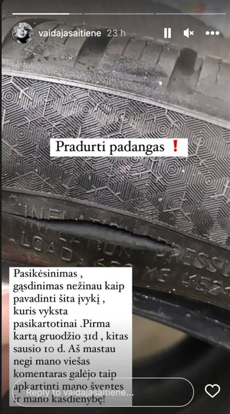 Teminė nuotrauka: Pradurta automobilio padanga