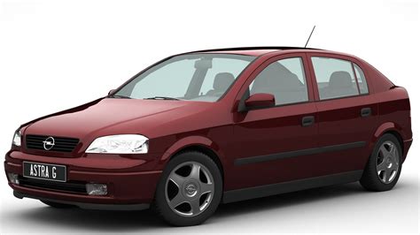Thematic photo of the passenger door of an Opel Astra G hatchback in Z163 color