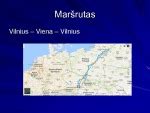 Maps.me navigacijos maršruto sudarymas ir režimų pasirinkimas