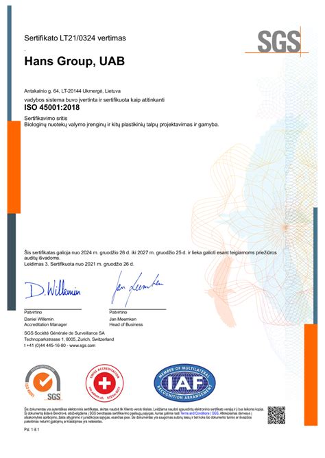 Sertifikatas: ISO 9002 kokybės sertifikatas