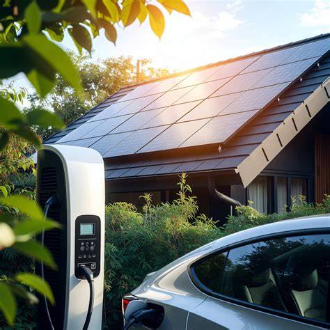 Infografika: saulės elektrinės derinimas su elektromobiliu