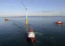 Plūduriuojanti vėjo turbina „Hywind“ jūroje