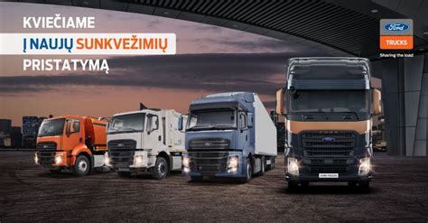 Ford Trucks sunkvežimių parkas Lietuvoje